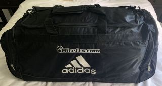 Rare Elitefts Adidas Powerlifting Bodybuilding Training Duffle Gym Bag.