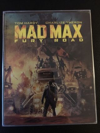 Mad Max Fury Road (best Buy Exclusive Steelbook Blu Ray Set) Rare