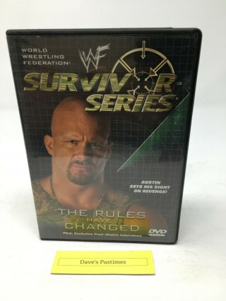 Wwf Wwe Survivor Series 2000: The Rules Have Changed (dvd,  2001) Rare Oop