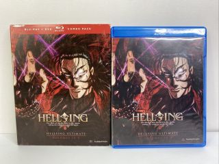 Hellsing Ultimate,  Vols.  9 10 (blu - Ray/dvd,  2014,  3 - Disc Set) Rare Oop Da92984