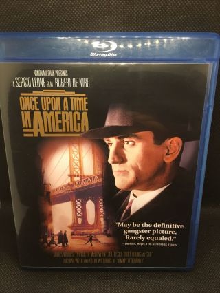 Once Upon A Time In America Blu - Ray Disc Oop Out Of Print Htf Rare Classic