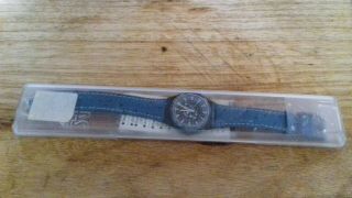 Very Rare Vintage Unisex Swatch Watch With Box Papers