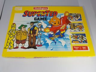 Rare Vintage Superted Board Game Waddingtons 1983 100 Complete Hanna Barbera 2