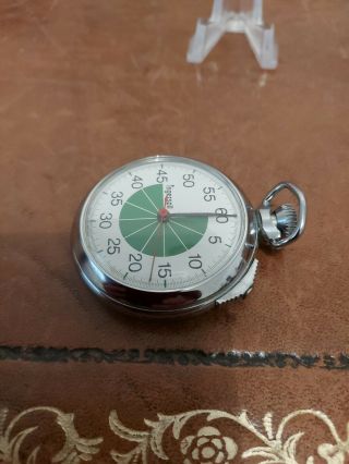 Vintage Rare Ingersoll Referee Stopwatch In Good Order. 3