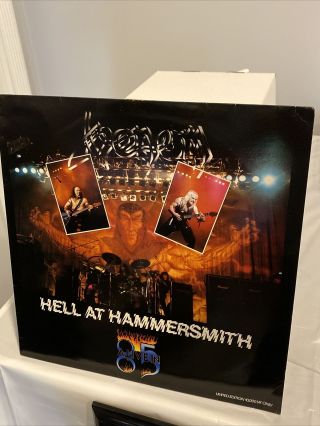 Venom - Hell At Hammersmith (live) 12  Ep Rare 1985 U.  K.  Press,  Black Metal