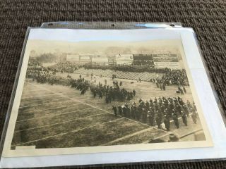 Rare 1922 N.  E.  A.  Press Photo Penn State Vs Navy American League Park Dc