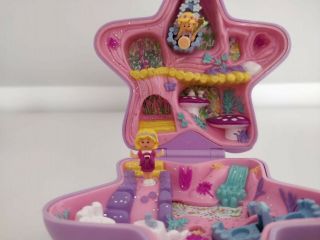 1992 Rare Glitter Fashion Star Polly Pocket Compact With 2 Figures (set 2)