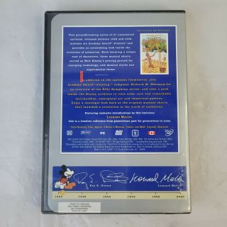 Walt Disney Treasures Silly Symphonies DVD Historic Musical Animated No Tin Rare 2