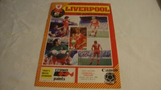 Rare Joe Fagan Handsigned Liverpool Fc V Everton Fc 1983 Programme.