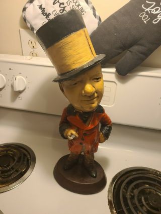 Rare Vintage Esco Product W.  C.  Fields From 1971 Chalk Statue Antique