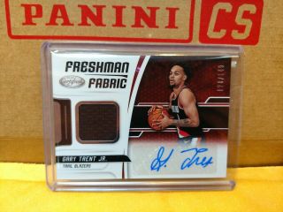 2018 - 19 Certified Gary Trent Jr Patch Auto Rookie Sp Rc /149 Rpa Bgs Psa Rare
