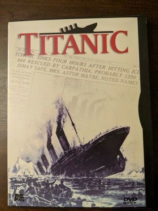 Titanic Dvd Out Of Print Rare Ae Documentary Educational 192 Minutes Oop