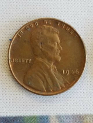1946 Rare Wheat Penny,  No,  Old U.  S.  Currency,