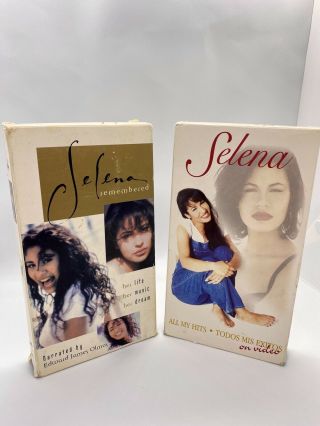 Selena - Remembered & All My Hits (rare) (vhs)