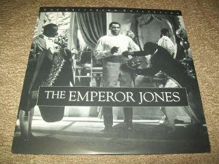 The Emperor Jones Criterion Laserdisc Ld Very Rare