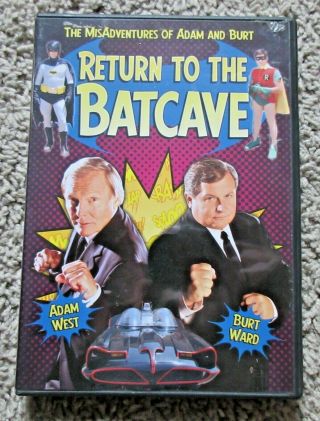Return To The Batcave Dvd The Misadventures Of Adam And Burt Rare West Ward