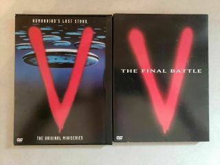 V: The Mini - Series & V : The Final Battle 3 Dvd Set Rare Sci Fi Fun