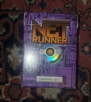 Netrunner 1996 Deckmaster Starter Single Deck Set Card Game Rare Vintage