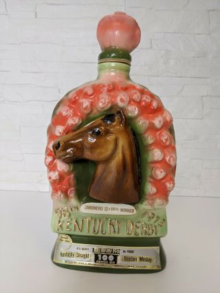Jim Beam Decanter |1972 98th Kentacky Derby| Run For The Roses | Rare