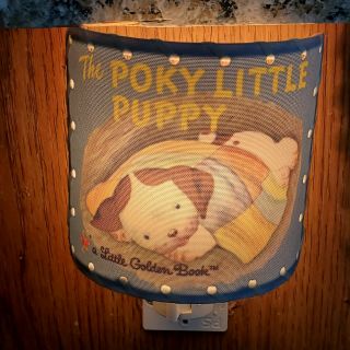 Very Rare The Poky Little Puppy Little Golden Book Night Light Children 