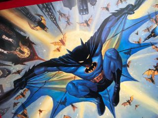 Batman Dc Poster Steve Rude Art 1987 Vintage Rare