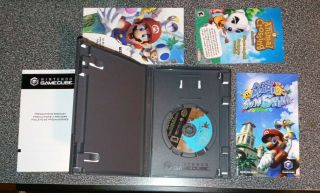 Mario Sunshine Player ' s Choice (Nintendo Gamecube,  2002) Rare Complete 2