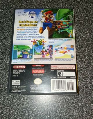Mario Sunshine Player ' s Choice (Nintendo Gamecube,  2002) Rare Complete 3
