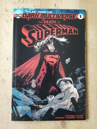 Tales From The Dark Multiverse Death Of Superman 1 Dc Rare Comic 1st Prt Nm/vf
