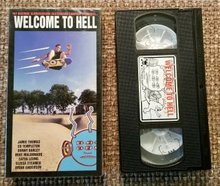 Toy Machine Welcome To Hell Skateboard Video Vhs Ed Templeton Jamie Thomas Rare