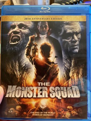 The Monster Squad (blu - Ray Disc,  2009,  20th Anniversary Edition) Rare & Oop