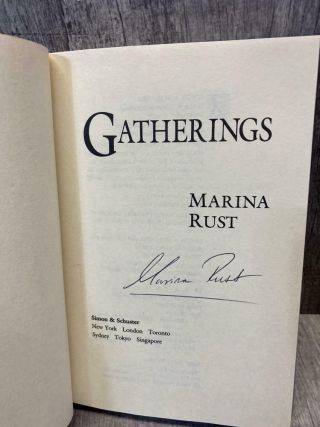 Gatherings: A Novel,  Very Rare Signed,  Not Personalized,  First Edition - No Dj