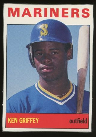 Ken Griffey Jr 1989 Scd Baseball Card Monthly 3 Rookie Rare Rc Marners