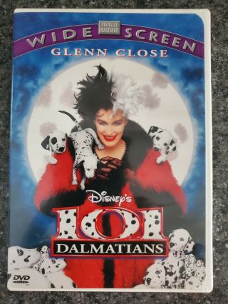 101 Dalmatians Glenn Close Walt Disney Classic Rare Oop
