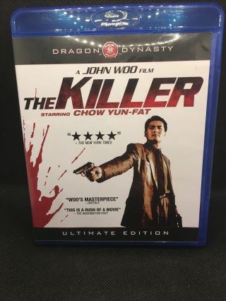 The Killer (blu - Ray Disc,  2010) Very Rare Oop Out Of Print Classic Htf John Woo