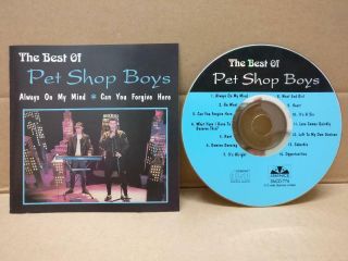 Pet Shop Boys On Cover Only Mega Rare Singapore Cd Fcs8859