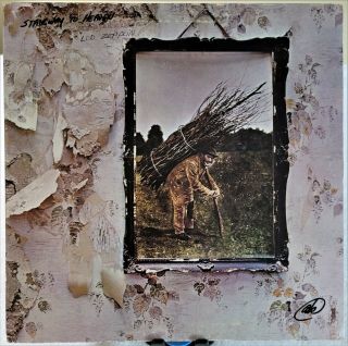 Led Zeppelin Zepplin Iv 4 Vinyl Sd 19129 Pecko Duck Pr Press Vtg.  Rare