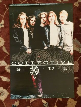 Collective Soul Collective Soul 1995 Rare Promotional Poster