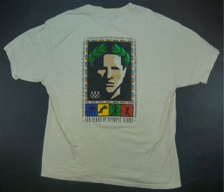 Rare Vintage Usa Olympic Team Spirit 100 Years Atlanta 1996 T Shirt 90s Xl
