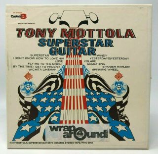 Tony Mottola Superstar Guitar 4 Channel Stereo Tape Reel To Reel (1972) Rare
