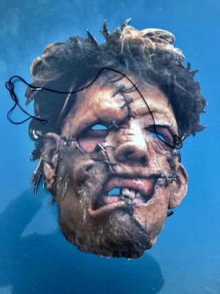 Chainsaw Massacre Leather Face 1980s Promo Mask Vintage Rare The Buzz Is Back