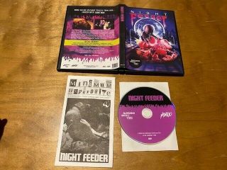 Night Feeder Dvd Bleeding Skull Video 1988 Low Budget Horror Very Rare Oop