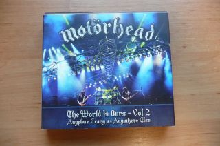 @ 2cd,  Dvd Motorhead - The World Is Ours Vol 2/udr 2012/rare Heavy Metal Digipak
