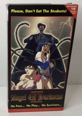 Angel Of Darkness Ii Vhs 1995 Part 2 Anime Rare 18 And Over English Subtitles