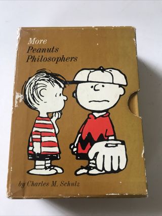 Rare More Peanuts Philosophers 4 Book Set Vintage 1967 By Charles M.  Schulz