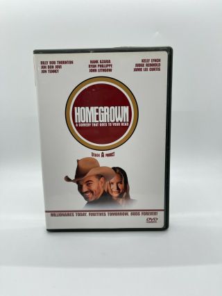 Dvd - Homegrown - Rare - 1998 - Billy Bob Thornton,  Hank Azaria,  Kelly Lynch