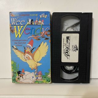 Rare Wee Wendy 1989 Vhs Anime Pre Owned Just For Kids Animated Feature