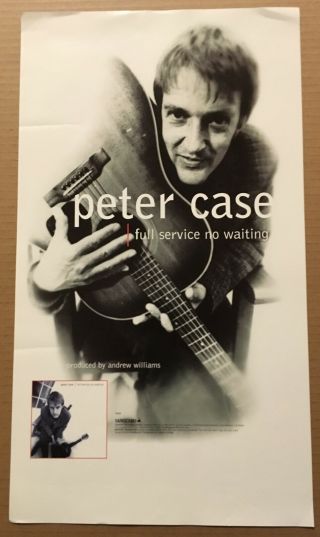 Plimsouls Peter Case Rare 1998 Promo Poster For Service Cd 11x19 Never Displayed