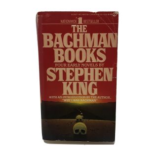 The Bachman Books: Four Early Novels By Stephen King Signet 1986 Rare Htf