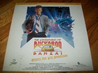 The Adventures Of Buckaroo Banzai Across The 8th Dimension Laserdisc Ld Rare