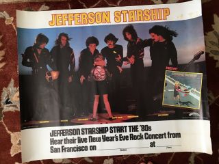 Jefferson Starship Freedom At Point Zero Rare Promotional Poster